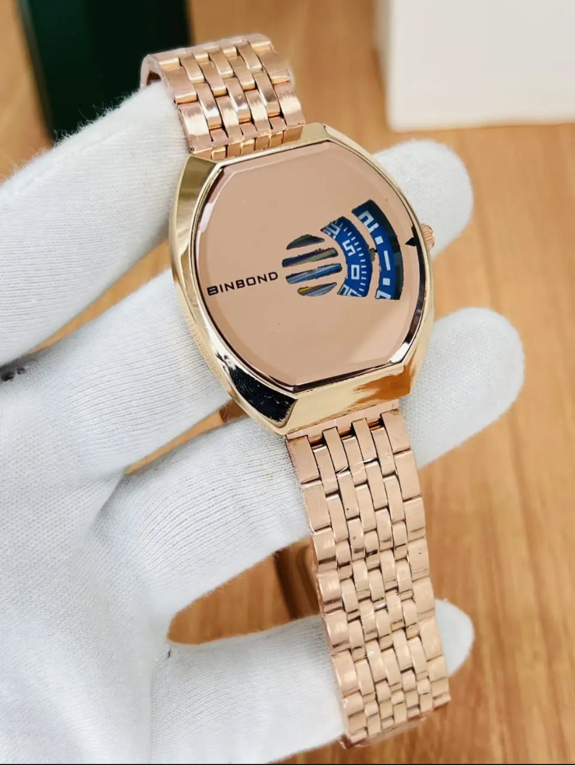 Luxury Gold Black Dial Men’s Watch